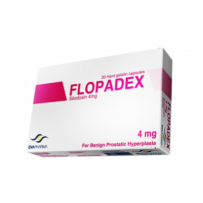 FLOPADEX 4 MG ( SILODOSIN ) 20 CAPSULES